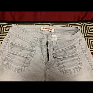Unionbay Corduroy Jeans Gray Juniors 7